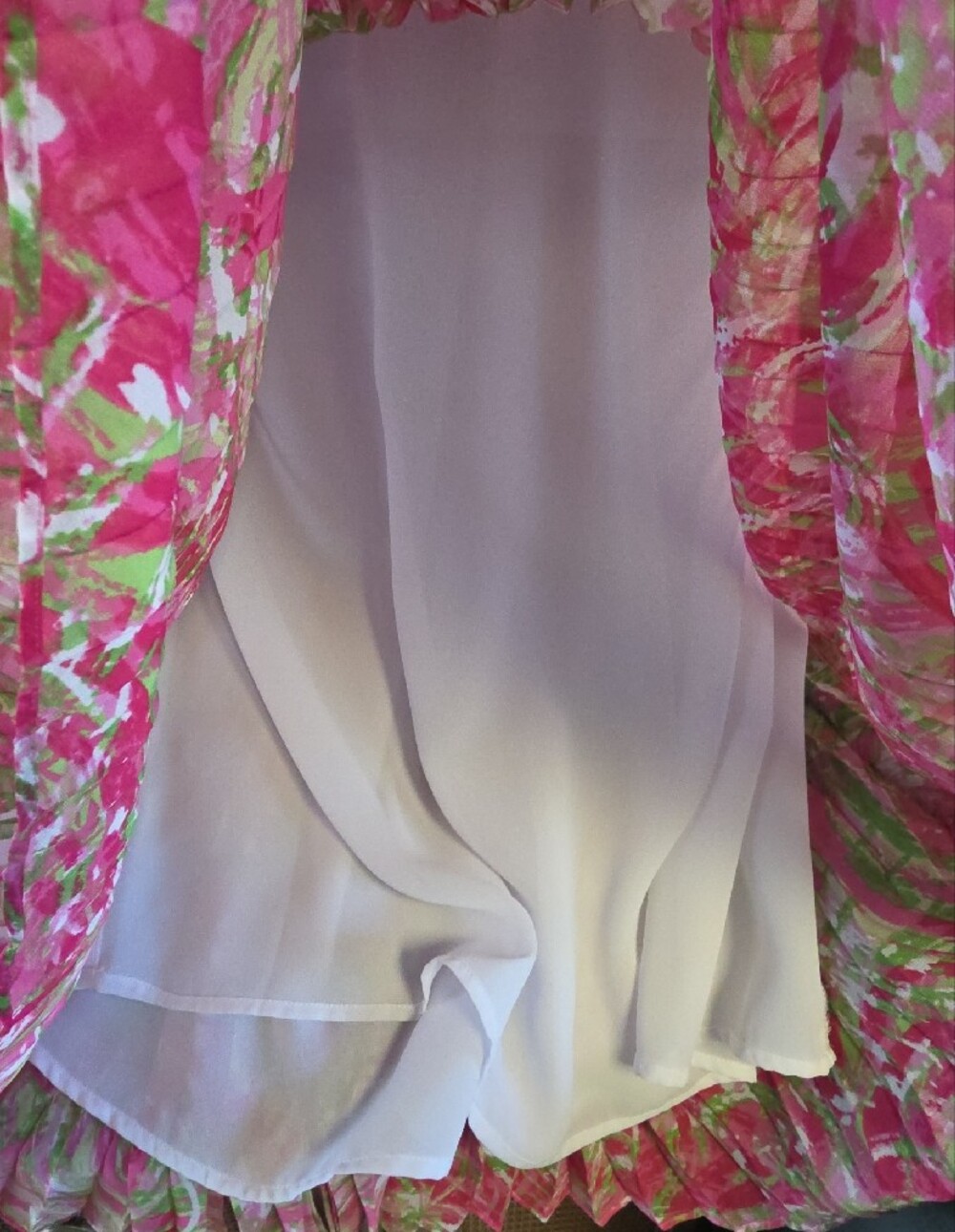 Ruby Rd. Pink Floral Pleated Maxi Dress - Picture 9 of 9
